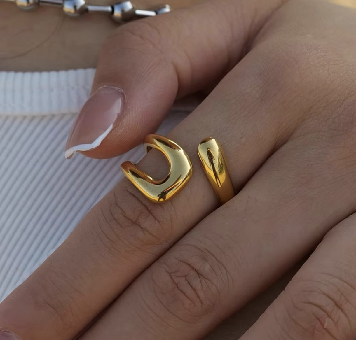 Anti Tarnish Cross opening Ring for Women & Girls