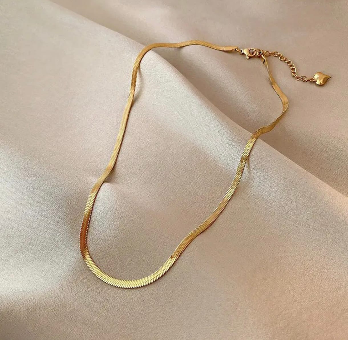Elegant Plain Snake Chain, Anti Tarnish Snake chain for Women & Girls