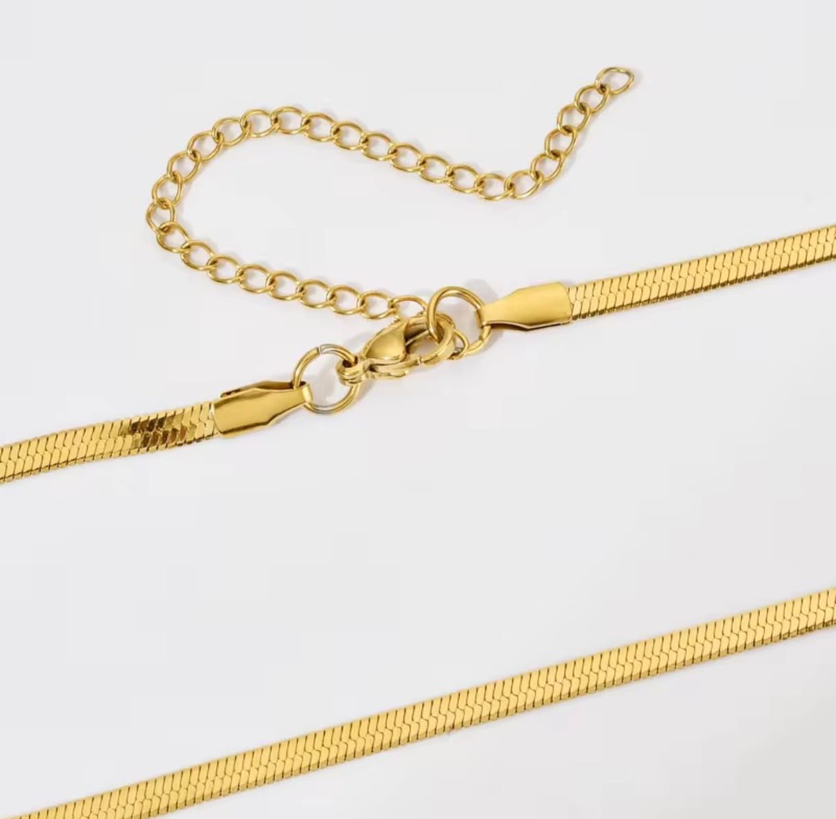 Elegant Plain Snake Chain, Anti Tarnish Snake chain for Women & Girls
