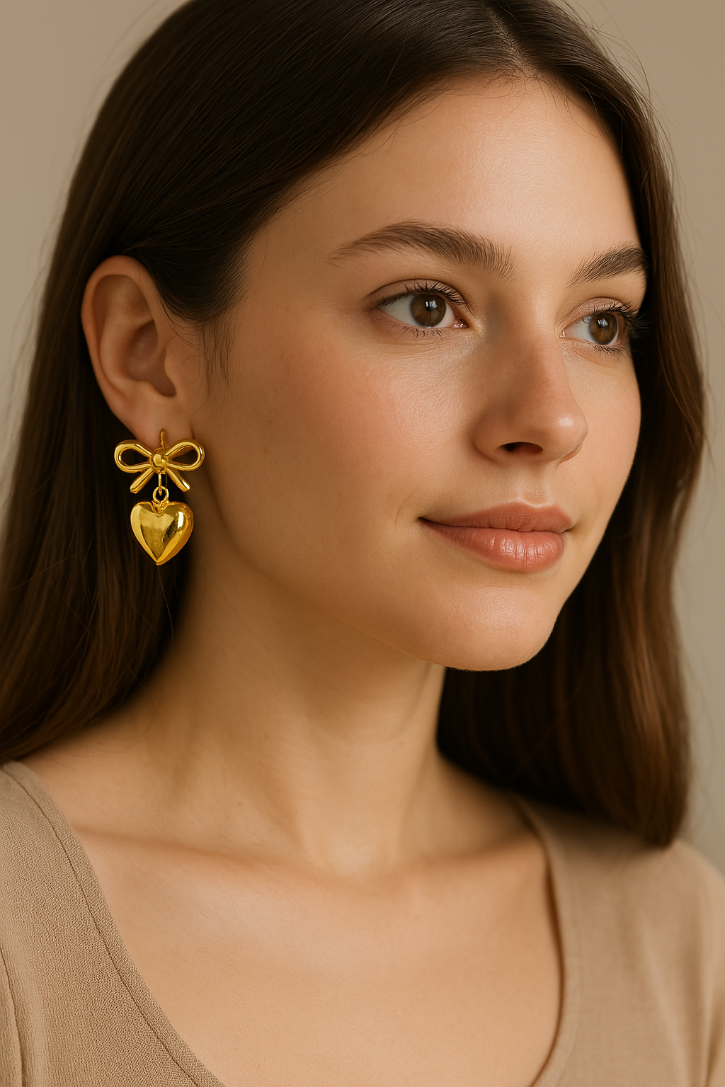 Anti Tarnish, Trendy Bow Love Knot Earring for Women and Girls