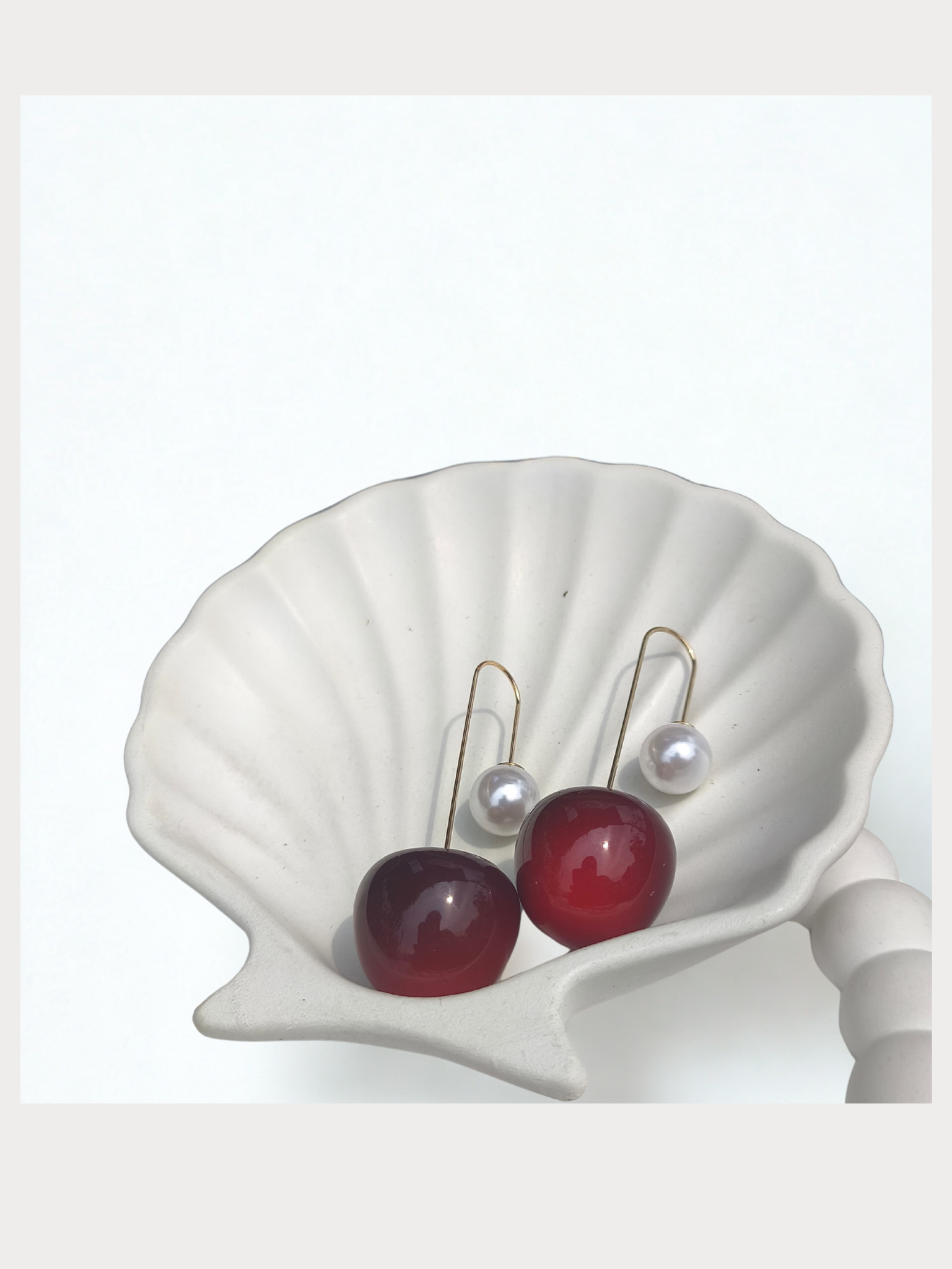 Cherry Earings, Korean Earrings